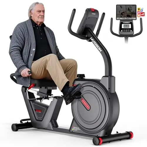 HARISON semi-commercial recumbent bike with robust steel frame