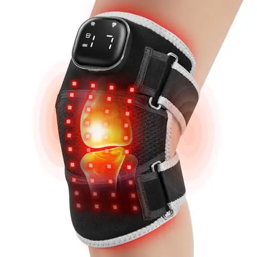 AFFLAT red light therapy and vibration massage knee brace