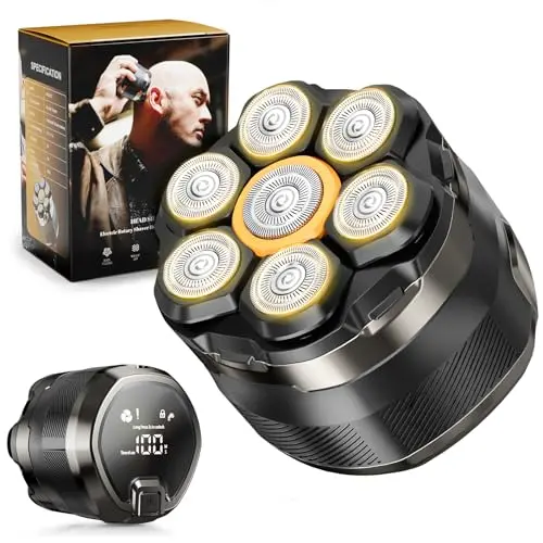 NIWUIO Head Shaver for bald men with 7D floating head system