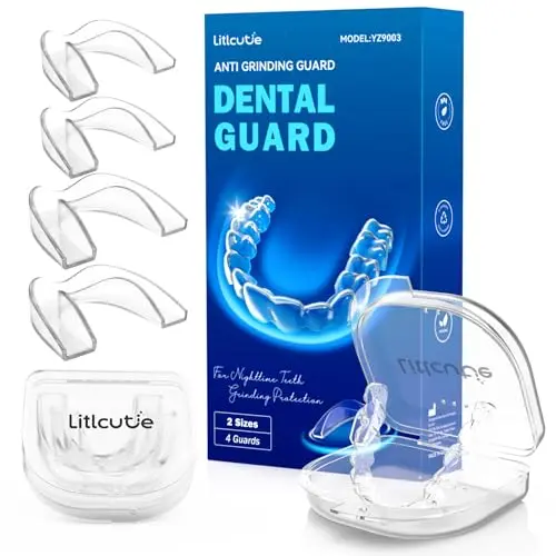 Litlcutie teeth grinding mouth guard with ventilated case