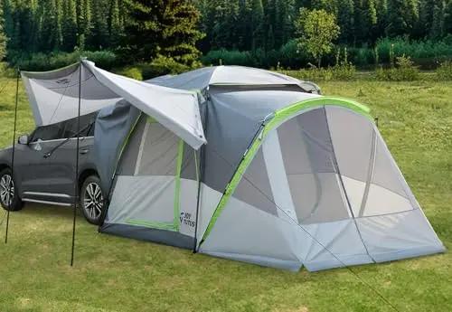 JOYTUTUS SUV tent with screen porch and starry sky roof