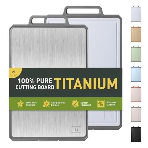 Socisen large titanium and PP plastic cutting board