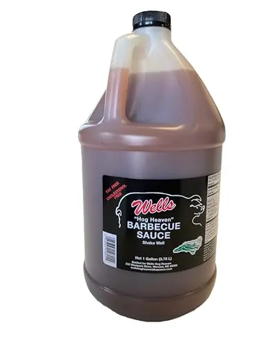 Wells Hog Heaven Barbecue Sauce jug