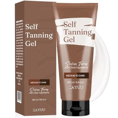 ZAYUU Self Tanning Lotion for medium to dark tan