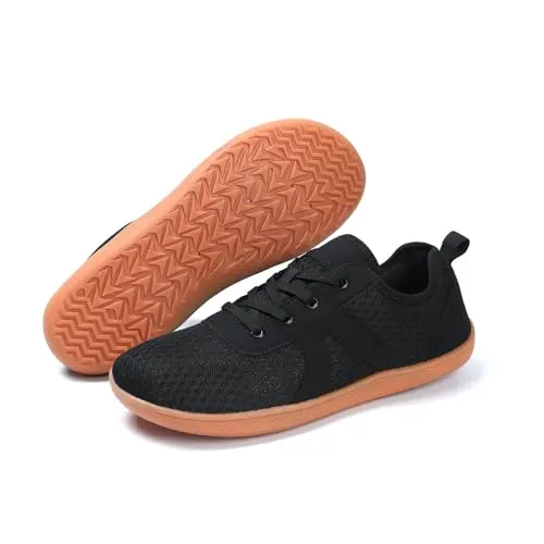 Minimalist men's wide toe zero drop shoes for barefoot-style movement