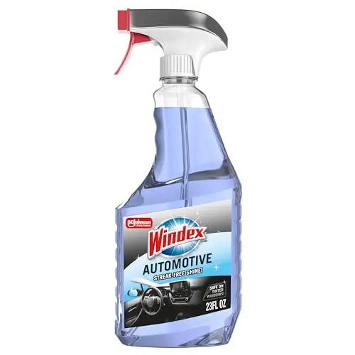 Windex Automotive car window cleaner bottle
