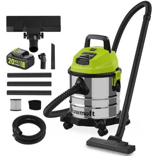 YOWMOFT cordless wet dry vacuum for automotive cleaning