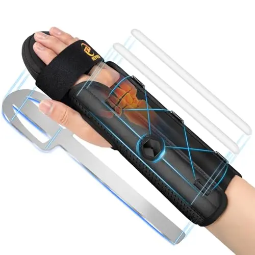 NEVVIS resting hand splint with adjustable knob