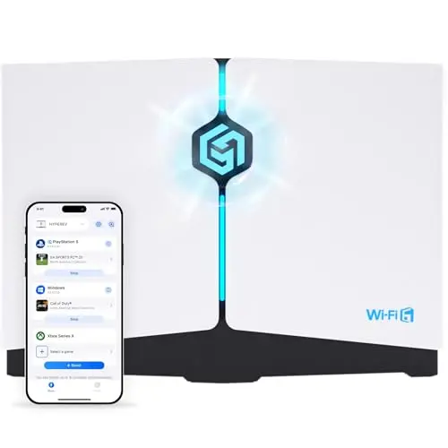 HYPEREV gaming router with WiFi booster and acceleration service