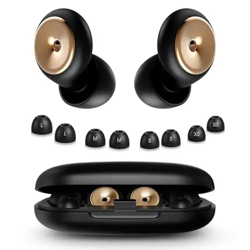 PATNRAB black silicone earplugs with multiple ear tips