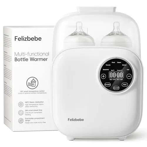 Felizbebe bottle warmer with detachable base for easy cleaning