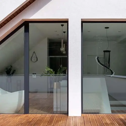 BDF NLS70 highly transparent nano layered window film on home window