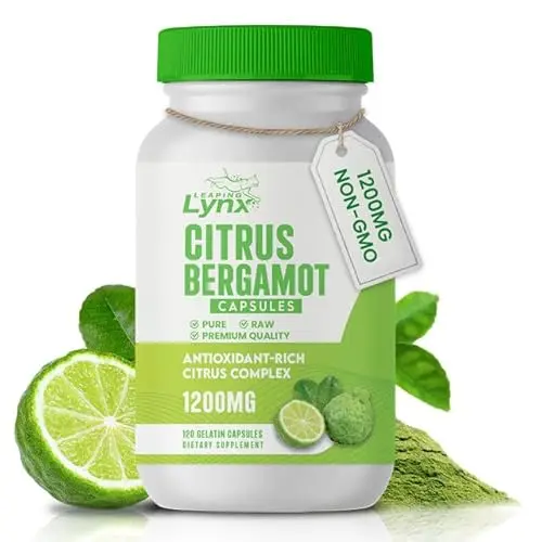 Leaping Lynx citrus bergamot supplement bottle
