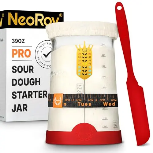 NeoRov sourdough starter kit with temperature strip