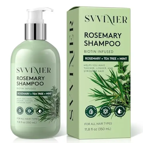 Svvimer Rosemary Hair Growth Shampoo with biotin and tea tree oil
