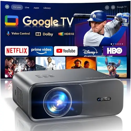 WIMIUS G1 Google TV smart projector with home theater display