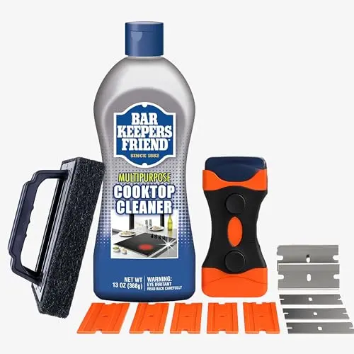 ONE96NINE glass stove top cleaner kit with multiple tools