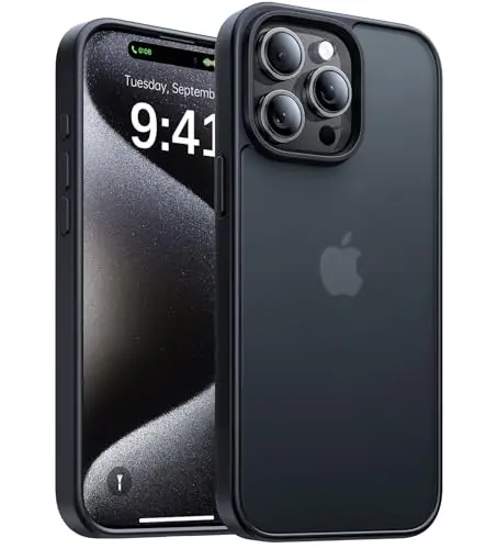 KCQNine rugged phone case for iPhone 15 Pro Max with anti-yellowing coating and military-grade protection