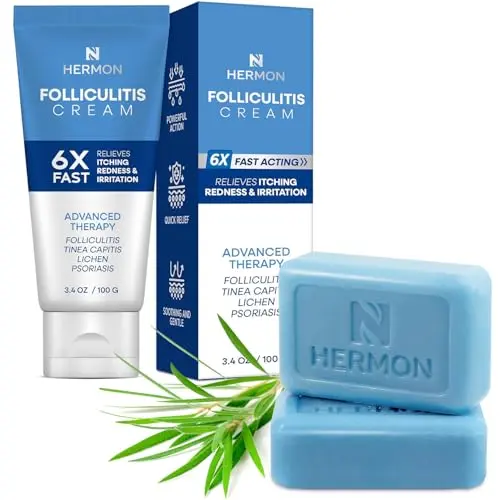 Hermon Folliculitis Treatment Cream and Antifungal Soap set