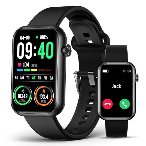 EGQINR smart watch with large display and call functionality
