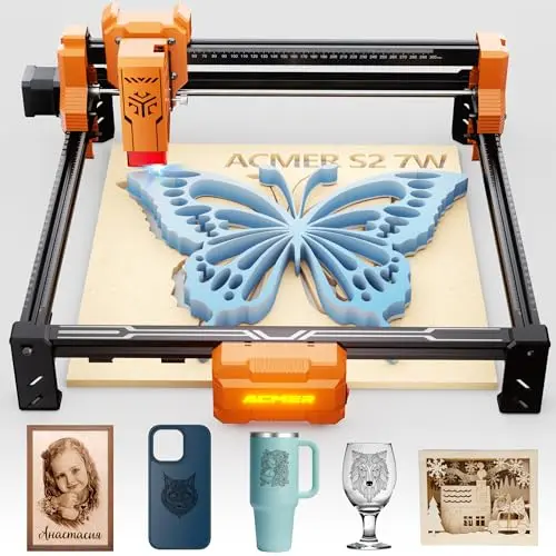 ACMER S2 7W laser engraver and cutter machine