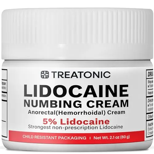 Treatonic 5% lidocaine numbing cream product image