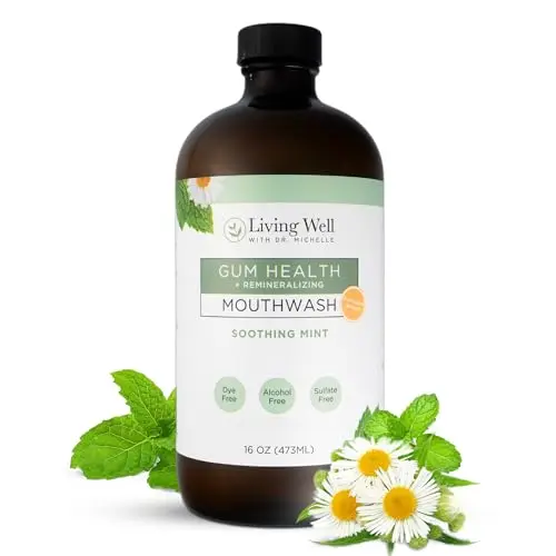 Living Well with Dr. Michelle holistic mouthwash for gum health