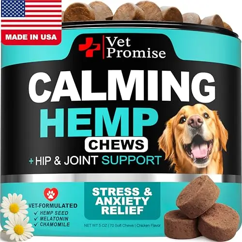 Vet Promise Advanced Calming Chews for dogs budget option