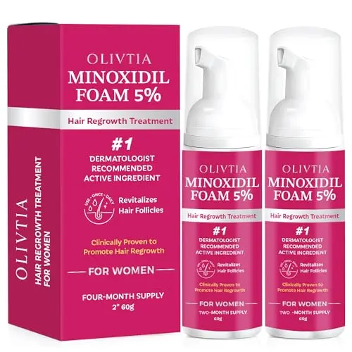 OLIVITA 5% minoxidil foam for women hair regrowth treatment