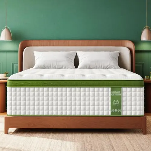 BedStory hybrid king mattress for side sleepers with cooling gel