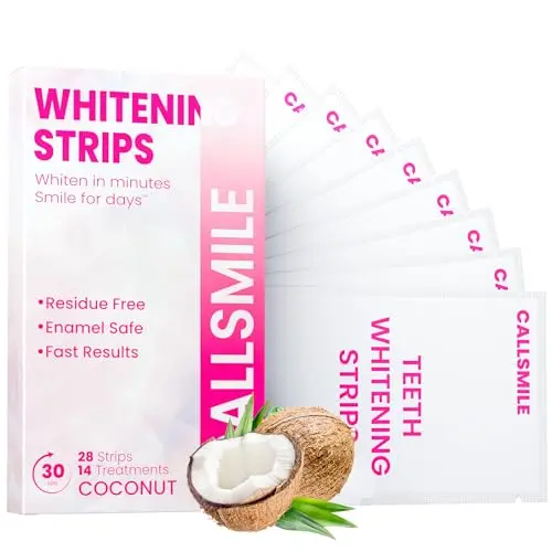 CALLSMILE teeth whitening strips with mint flavor