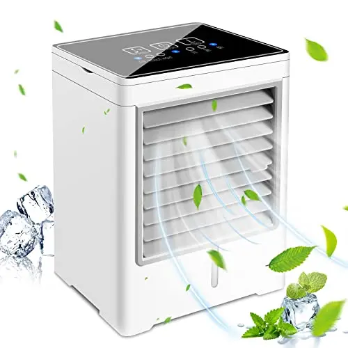 KISSDA portable air conditioner with touch screen display