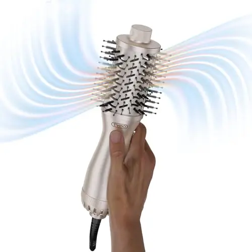 TYMO 2.0 hair dryer brush styling short hair for volume and waves