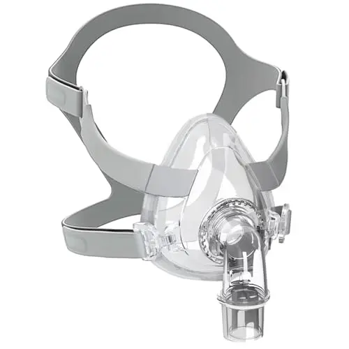Mabodysk CPAP full face mask showing soft silicone cushion and adjustable headgear