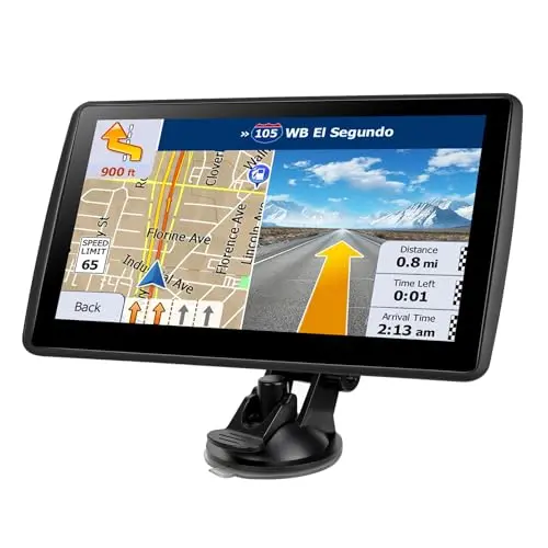 VOUJUCY 7-inch car GPS navigation system with large display