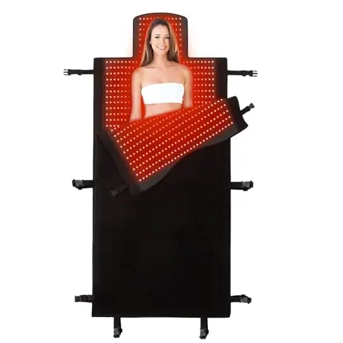 FUIART full body red light therapy blanket for comprehensive treatment