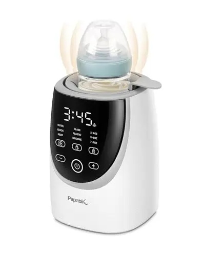 Papablic bottle warmer with swirl technology for even heating