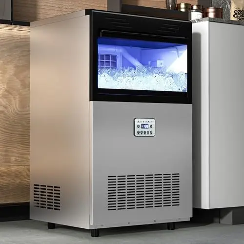 YITAHOME commercial ice maker with large storage
