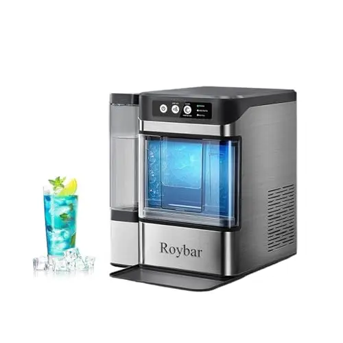 Heaitmay countertop ice maker producing soft chewable nugget ice