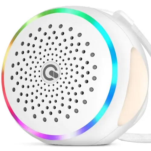 FIRPOW white noise machine with colored lights and multiple sounds