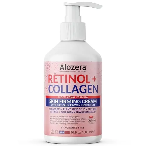 Alozera Retinol Collagen Body Lotion bottle