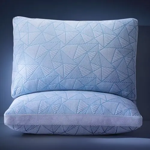 Paxavofa shredded memory foam pillows with bamboo viscose cooling cover