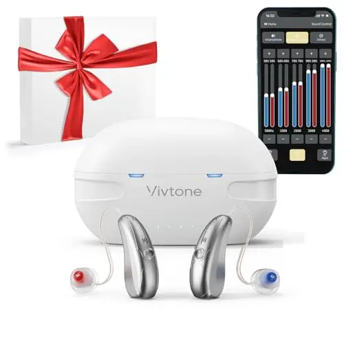 Vivtone Bluetooth hearing aids for phone calls and music