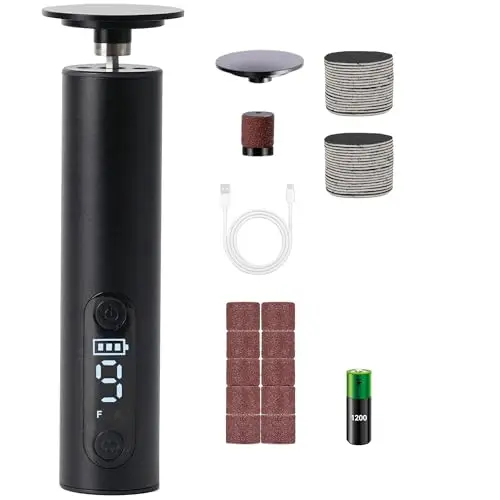 Cesekao rechargeable electric foot callus remover with digital display