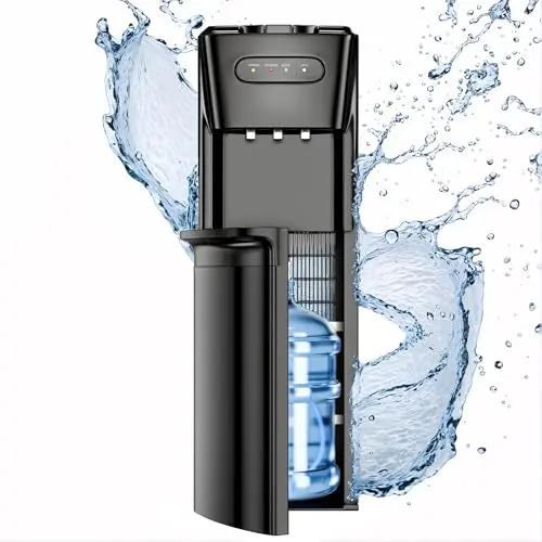 Manastin bottom loading water cooler with empty bottle indicator