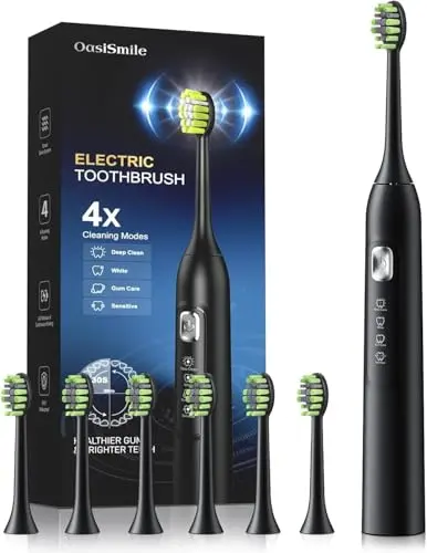 OasiSmile sonic electric toothbrush with gum care mode