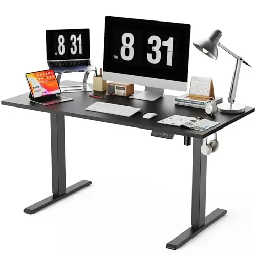 WALKINGDESK whole-piece electric standing desk with black finish