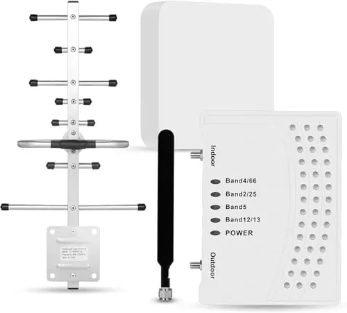 Hoimy white cell phone signal booster unit