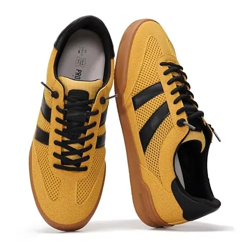 Project Cloud memory foam sneakers in mustard color
