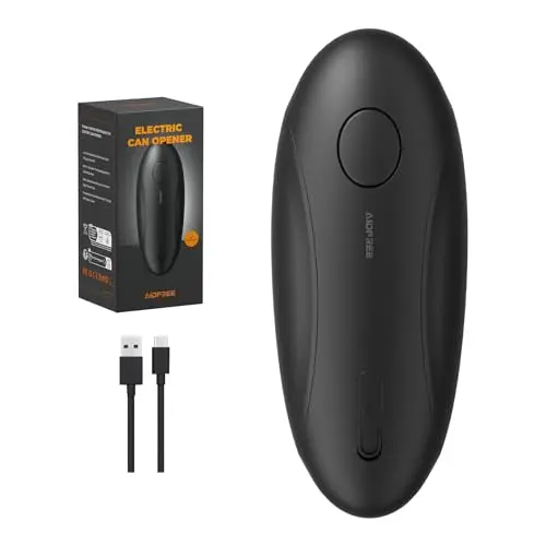 AidFree automatic electric can opener with USB-C charging and auto stop